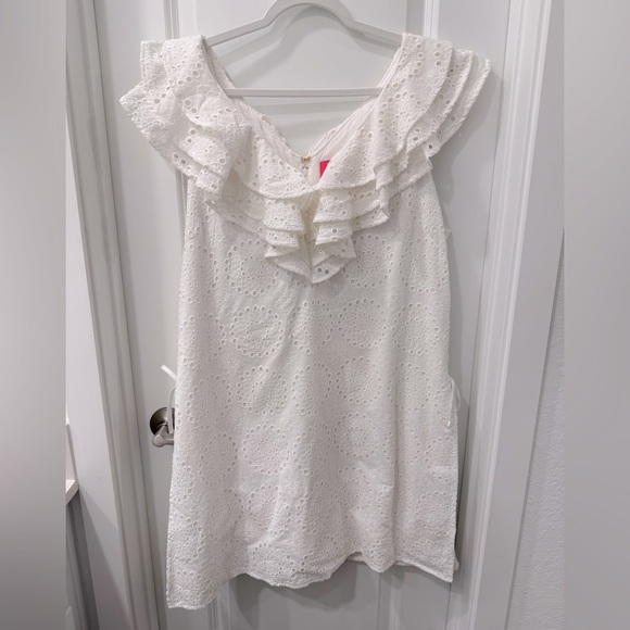 Lilly Pulitzer Dresses & Skirts - Emiline Eyelet Romper Lilly Pulitzer